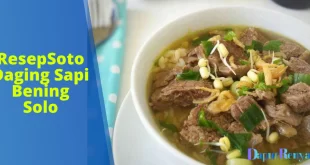 Bumbu Soto Daging Sapi Bening Solo