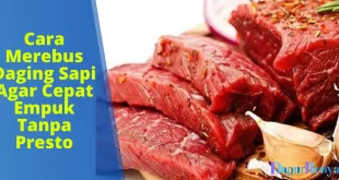 Cara Merebus Daging Sapi Agar Cepat Empuk Tanpa Presto