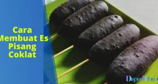 Cara Membuat Es Pisang Coklat