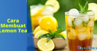 Cara Membuat Lemon Tea